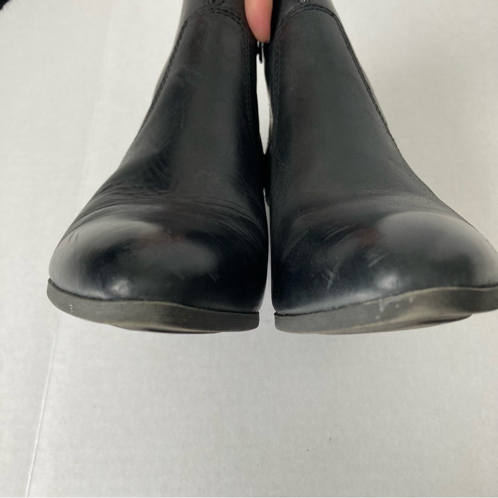 Frye Womens Black Leather Pointed Toe Western Ankle Boots Side Zip Size‎ 8 - Picture 4 of 16